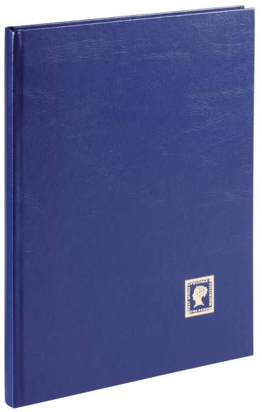 Briefmarkenalbum A4, 16 Seiten, blau