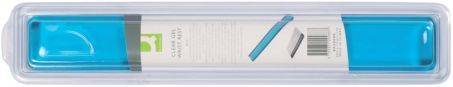 Q-CONNECT Handgelenkauflage transp.blau KF20088 f.Tastatur