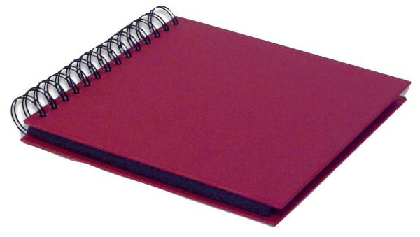 RÖSSLER Fotospiralbuch SOHO 18x18cm rot 1329452365 60Seiten