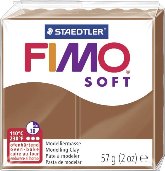 Modelliermasse soft 56 g, caramel®