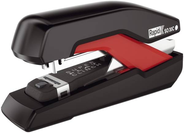 RAPID Heftgerät Supreme SO30C schwarz/rot 5000550 30 Blatt
