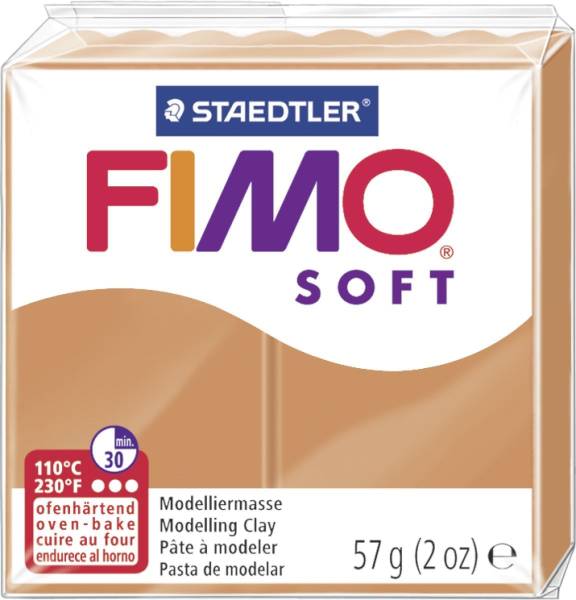 Modelliermasse soft 56 g, cognac®