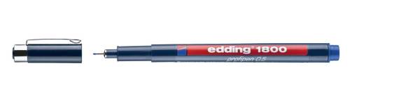 EDDING Pigmentliner Profipen blau 4180005003 0,5mm