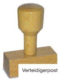 Vorgangsstempel Verteidigerpost