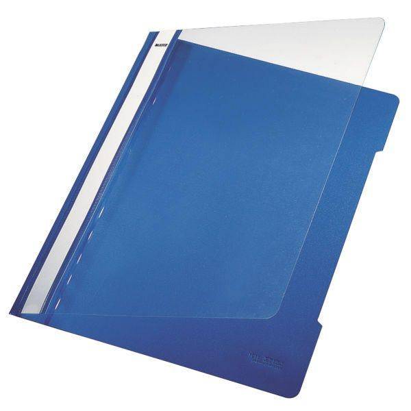 4191 Hefter Standard, A4, langes Beschriftungsfeld, PVC, blau