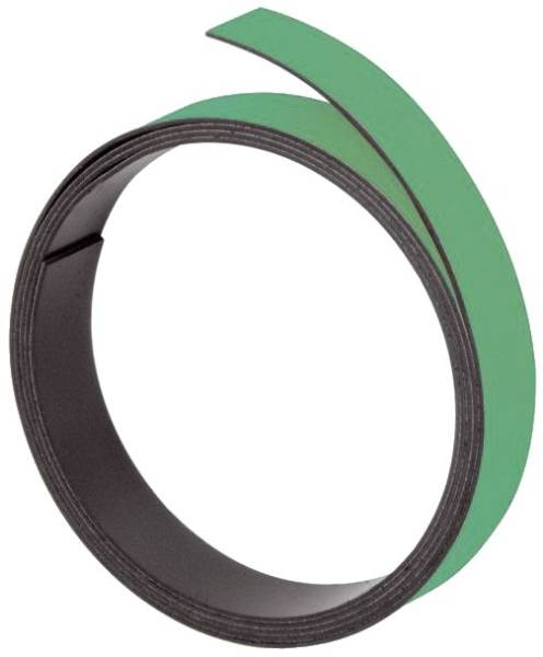Magnetband 100 cm x 15 mm, grün