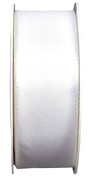 Basic Taftband 40 mm x 50 m, weiß
