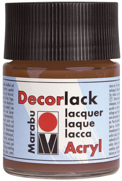 Decorlack Acryl, Mittelbraun 040, 50 ml