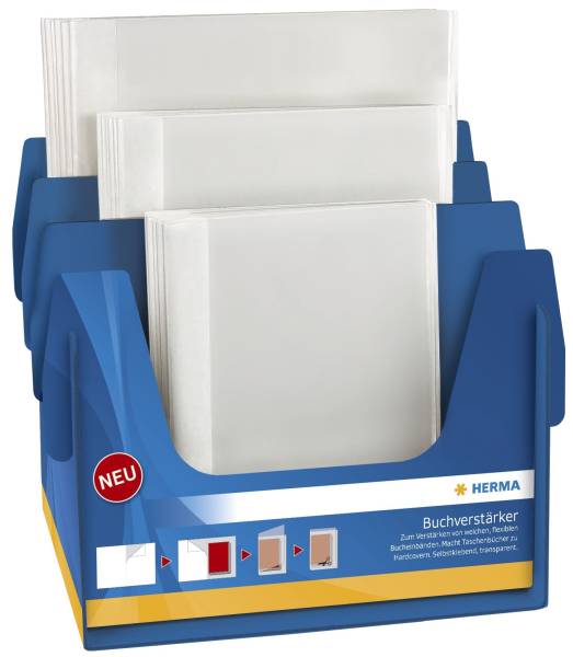 HERMA Buchschoner 235x440 mm transp. 14235 mit Lasche