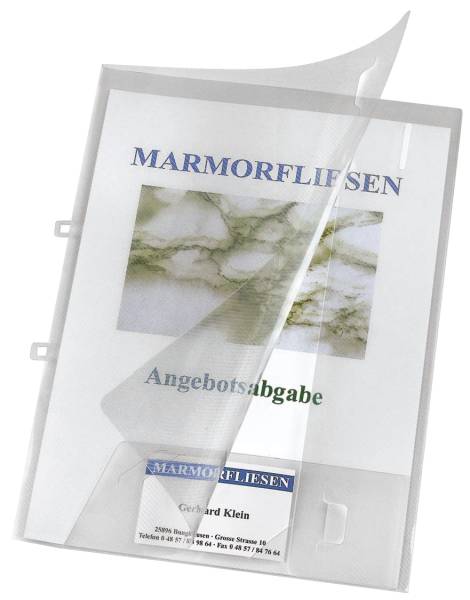 VELOFLEX Präsentationsmappe transp. 4441290