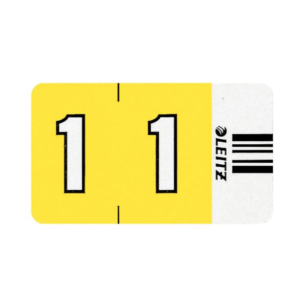 Ziffernsignale "1" 100ST gelb