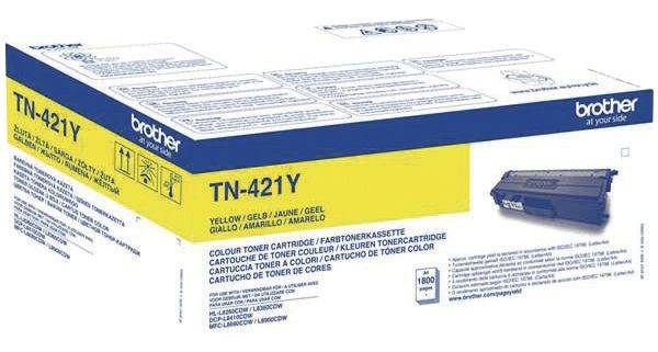 BROTHER Lasertoner yellow TN421Y