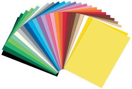 Fotokarton A4, 25 Farben sortiert, 50 Blatt