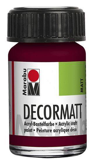 Decormatt Acryl, Bordeaux 034, 15 ml