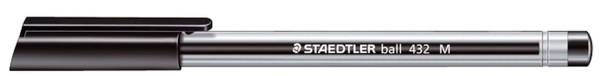 STAEDTLER Kugelschreiber ball 432 M sw 432 M-9 schwarz