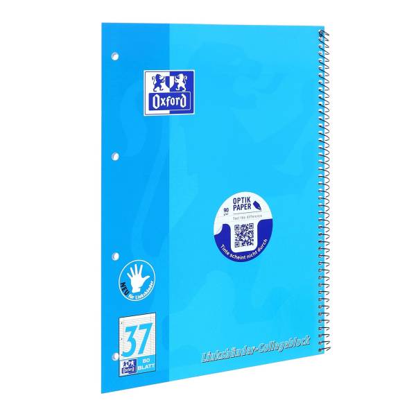 Collegeblock Lin 37 A4+, 80 Blatt, 90 g qm, 4 fach Lochung
