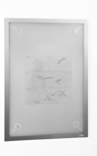 Informationsrahmen DURAFRAME WALLPAPER A3, 323 x 446 mm, silber®