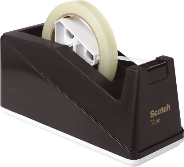 Tischabroller C10 Klebefilm bis Bandgröße 66 m x 25 mm, schwarz