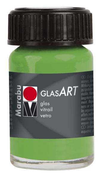 Glasfarbe 15ml GlasArt hellgrün