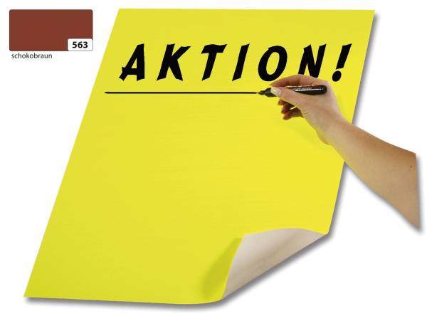 Plakatkarton 48 x 68 cm, schokobraun
