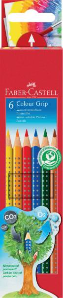 Buntstift Colour GRIP 6 Farben sortiert, Kartonetui