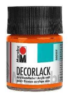 Decorlack Acryl, Orange 013, 50 ml