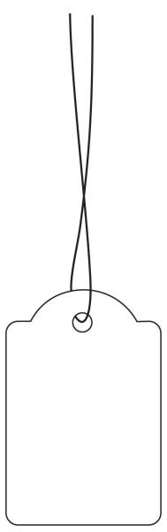 HERMA Hängeetiketten 25x38 mm weiß 6925 m. weißem Faden 1000 Stück