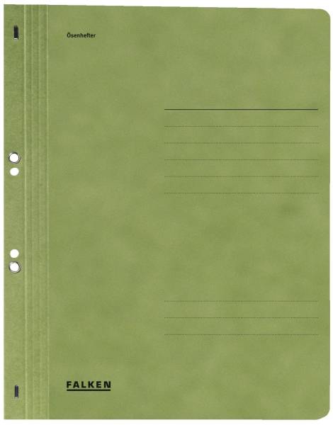 FALKEN Ösenhefter A4 grün 80003890 1/1 Deckel