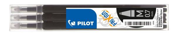 PILOT Tintenrollermine Frixion 0,4mm 3ST schwa BLS-FR7-B-S3 2261001F