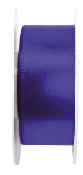 Doppelsatinband 40 mm x 25 m, ultramarin