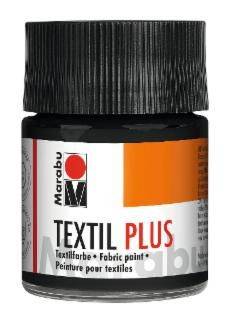 MARABU Textilfarbe Plus schwarz 1715 05 073 50ml
