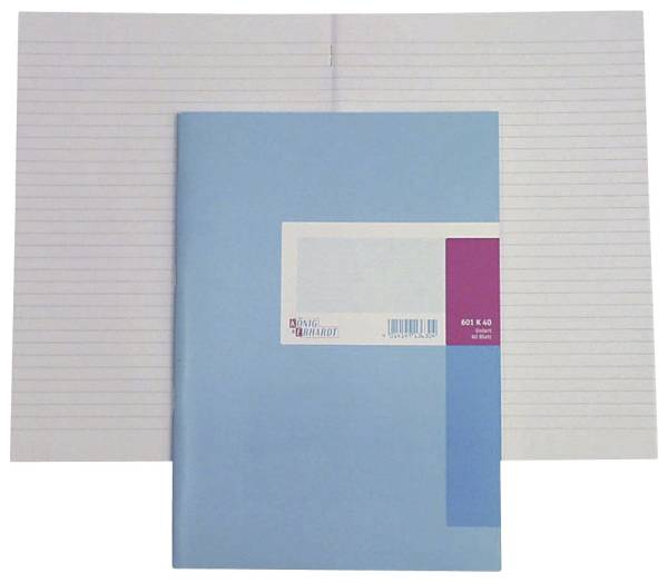 Geschäftsbuch A5, kariert, 40 Blatt