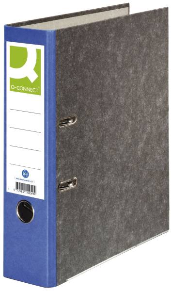 Wolkenmarmor Ordner A4, 80 mm, blau
