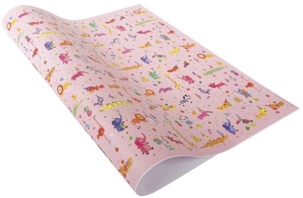 TURNOWSKY Fantasie Offset 50x70cm Tiere rosa 01441
