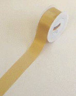 Doppelsatinband 40 mm x 25 m, gold
