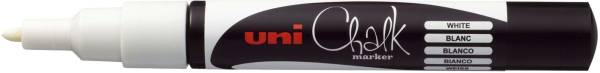 UNI-BALL Kreidemarker Uni Chalk weiß 186101 PWE-3MS