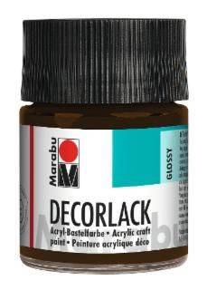 Decorlack Acryl, Dunkelbraun 045, 50 ml