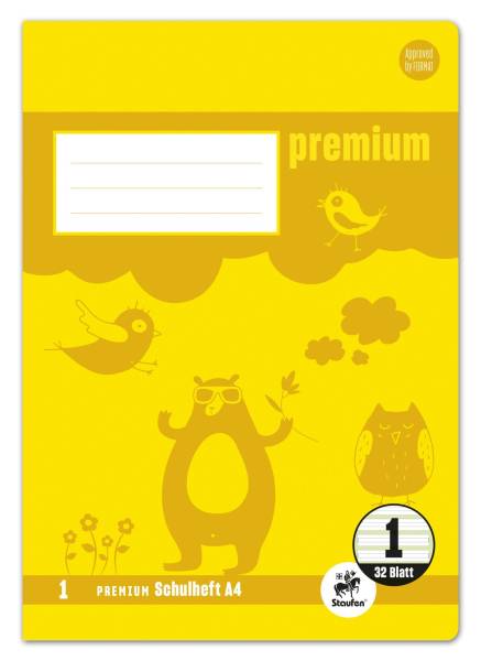 STAUFEN PREMIUM Heft A4 32BL Lin.1 liniert 734010631
