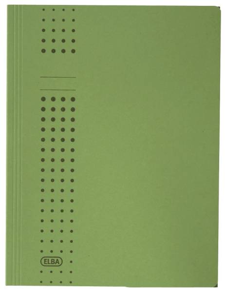 Sammelmappe chic, Karton (RC), 320 g qm, A4, 10 mm, grün