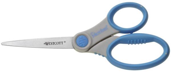 WESTCOTT Schere Microban blau/grau E-30770 00 18 cm
