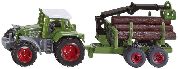 SIKU Traktor mit Forstanhänger 1645