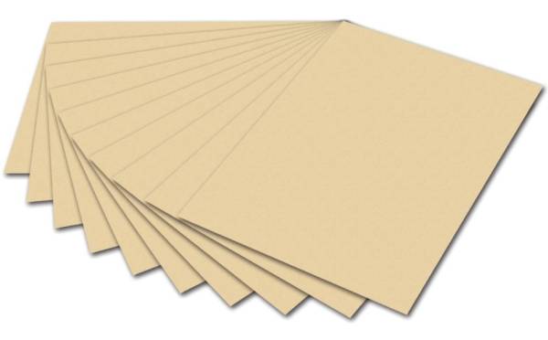 FOLIA Fotokarton 50x70cm chamois 6110 E 300g