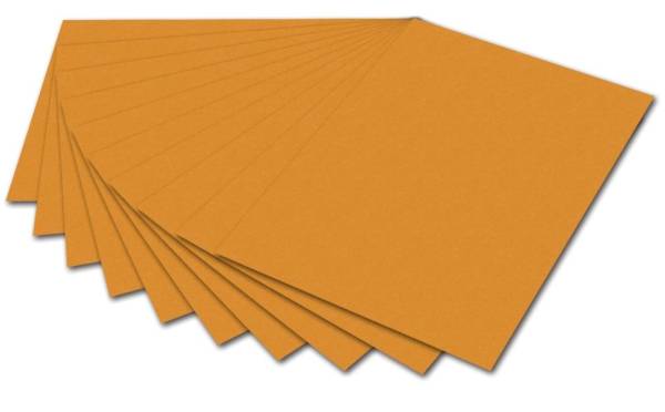 Tonpapier 50 x 70 cm, ocker