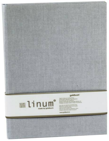 Notizbuch A4 Linum grau