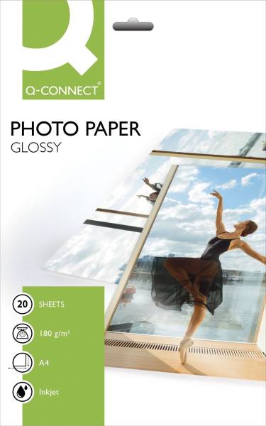 Inkjet Photopapiere A4, hochglänzend, 180 g qm, 20 Blatt