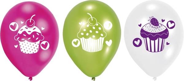 Luftballon 6 Stück, sortiert