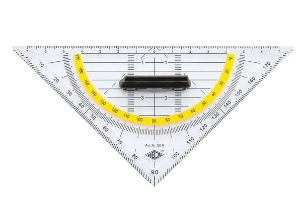 Geometrie Dreieck mit Griff, klein 160 mm
