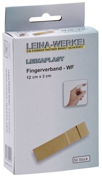Fingerverband 50 Stück lose, 12 cm x 2 cm wasserfest