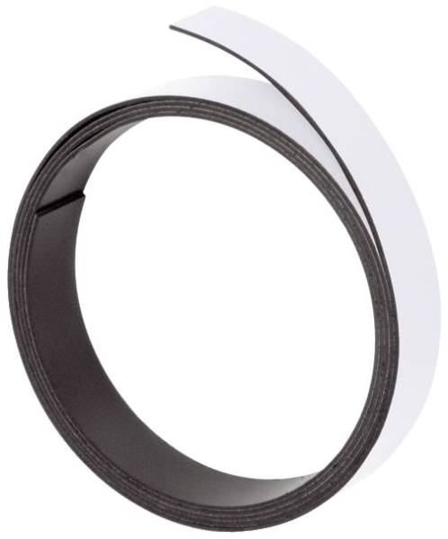 Magnetband 100 cm x 15 mm, weiß