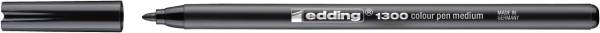EDDING Faserschreiber 1300 colorpen 0,2mm sw 1300-1